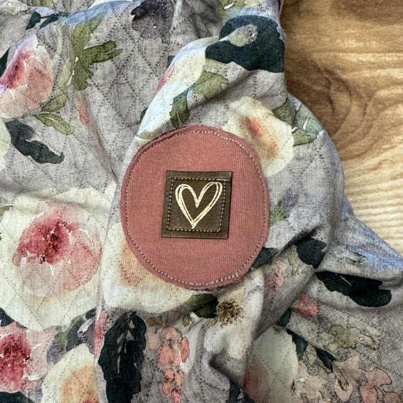 Hooded Sweatshirt with Bunny Ears NWT Size 3-12 mo - HANDMADE - *HAVE SISTER SET - Picture 4 of 5